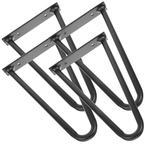 KITANDOVE 4 Stück Tischbeine, Möbel Schreibtischbeine, Hardware Möbelbeine, Möbelbeinerhöhungen, Couchtischbeine, Metallbeine Für Tischbeine Für Möbel, Schreibtisch Metallbeine, von KITANDOVE
