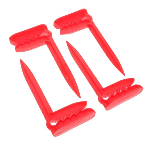 KITANDOVE 4 Stücke Strandtuch Klammern Winddichte Handtuch Clips Robustem Kunststoff für Camping Picknick und Strandspiele Geeignet für Verschiedene Dicken Rot KITANDOVE 4 Stücke Strandtuch Klammern Winddichte Handtuch Clips Robustem Kunststoff für Camping Picknick und Strandspiele Geeignet für Verschiedene Dicken Rot von KITANDOVE