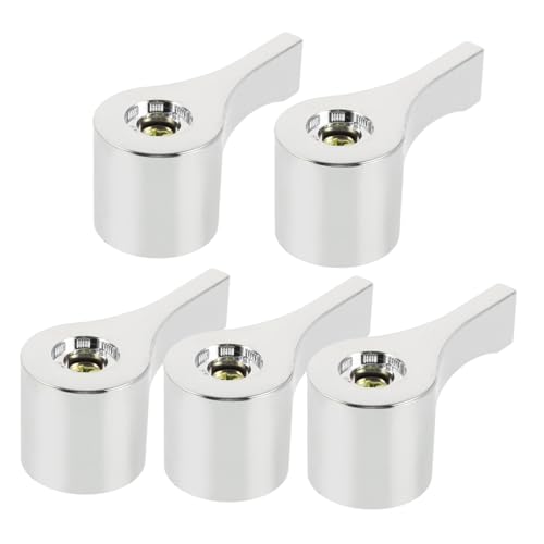 KITANDOVE 5 Stück Teiliges Wasserhahn Griff Ersatz für Badezimmer und Küchenspülen Langlebig und Rostfrei Einfache Installation für Täglichen Gebrauch von KITANDOVE