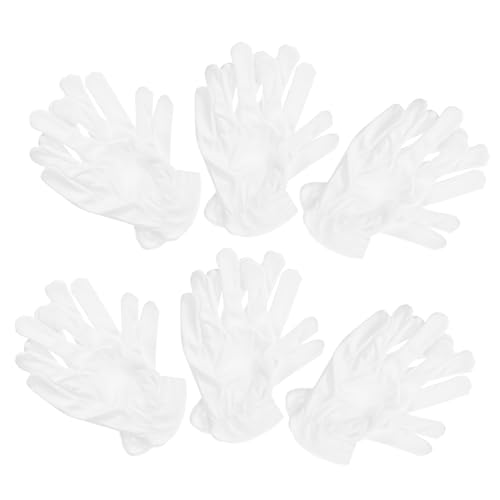 KITANDOVE 6Paare Staubfreie Handschuhe Arbeitshandschuhe Mehrzweck staubhandschuhe Waschbar Staubhandschuh Reinigungshandschuhe Fotografie handschuhe Staubhandschuhe Mikrofaser handschuhe von KITANDOVE
