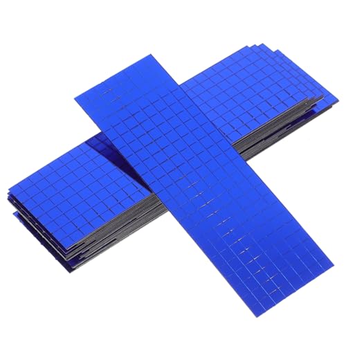 KITANDOVE 6Rollen Selbstklebende Mosaikfliesenaufkleber DIY Mosaik Dekoration für Wände Spiegelmosaik Spiegelblau Einfache Anwendung Abnehmbar KITANDOVE 6Rollen Selbstklebende Mosaikfliesenaufkleber DIY Mosaik Dekoration für Wände Spiegelmosaik Spiegelblau Einfache Anwendung Abnehmbar von KITANDOVE