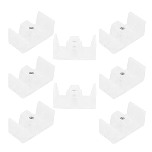KITANDOVE 8 Stück Teiliges Duschschiebetür Stopper Bodenführung für Glasduschtüren Geräuschreduzierende Silikonstoßdämpfer Einfache Installation Robust Langlebig für Badezimmer von KITANDOVE