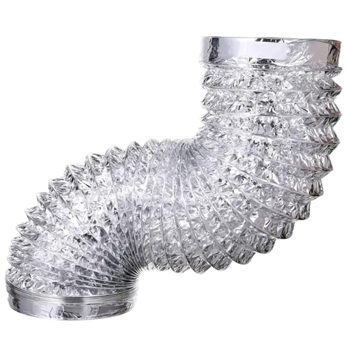 KITANDOVE Abluftschlauch 1,5m 180mm Aluminiumkanal Belüftungsschlauch Für Klimaanlage Trocknerkanalschlauch Kanalschlauch Trocknerentlüftungsschlauch von KITANDOVE