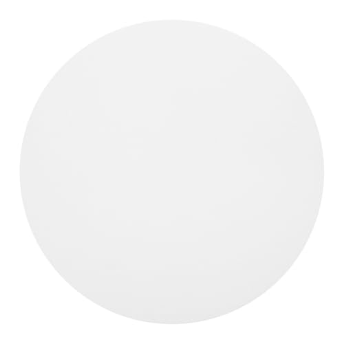 KITANDOVE Acrylpanel Kronleuchter fluoreszierende Lichtfilter große Lampenschirme Lampenabdeckungen für Deckenventilatoren Ersatzglasschirme für Beleuchtungskörper Deckenklebeleuchte Weiß von KITANDOVE