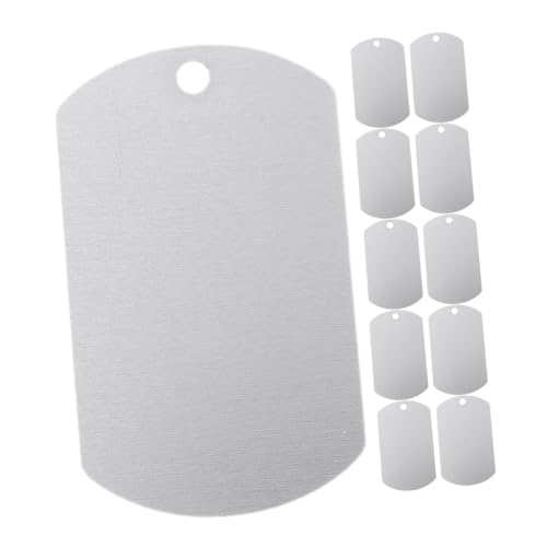 KITANDOVE 12stücke Aluminium Hundemarken Leichte Vielseitige Gravierbare Tags Für Haustiere Und Vieh Zur Identifikation Von Hunden Katzen Und Kälbern Blanko Für -gestaltung KITANDOVE 12stücke Aluminium Hundemarken Leichte Vielseitige Gravierbare Tags Für Haustiere Und Vieh Zur Identifikation Von Hunden Katzen Und Kälbern Blanko Für -gestaltung von KITANDOVE