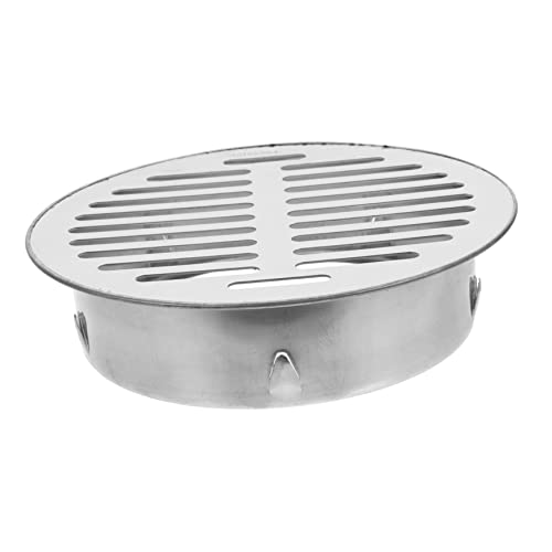 KITANDOVE Edelstahl Bodenablauf Abdeckung 160mm Für Garten Und Terrasse Rostfreier Bodenablauf Filter Für Innen Und Außenbereich Hochwertiger Abflussfilter Für Optimale Entwässerung von KITANDOVE