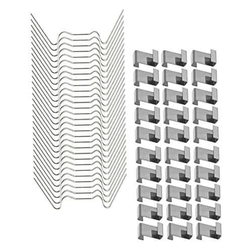 KITANDOVE Gewachshaus 100 Gewächshaus z Clips Gewächshausklemmen Drahtbefestigungsklammern Scheibenbefestigungsklammern Gewächshausbefestigungsklammern Gewächshausbefestigungsklammern Verglasung von KITANDOVE
