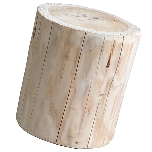 KITANDOVE Hocker Vielseitiger Stuhl für Wohnzimmer Schlafzimmer und Outdoor Dekoration Stabiler Nachttisch oder Beistelltisch Durchmesser Höhe von KITANDOVE