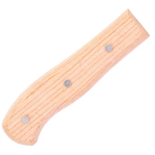 KITANDOVE Küchenmessergriff aus Holz Ergonomischer Praktischer für Küchenschneider Austauschbarer Rutschfester Cutter Langlebige Küchenaccessoires Einfache Installation von KITANDOVE