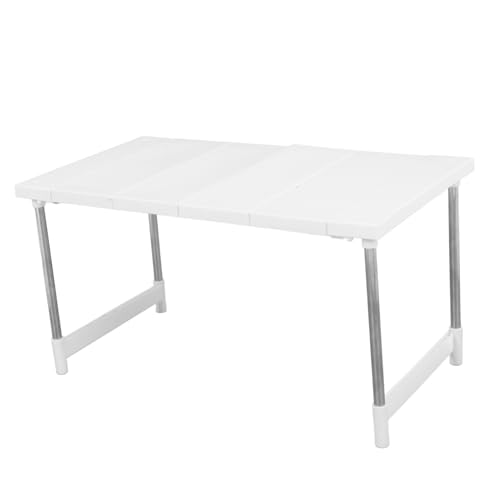KITANDOVE Verstellbares Küchenregal Für Mikrowelle Und Küchenutensilien Platzsparender Organizer Für Schrank Und Arbeitsplatte Für Gewürze Und Kleine Geräte von KITANDOVE
