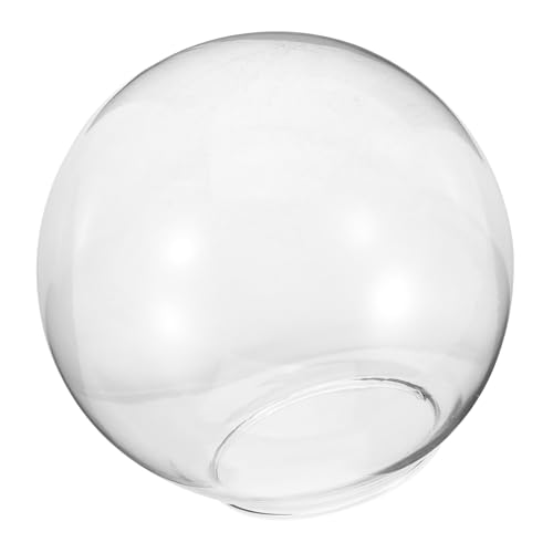 KITANDOVE Lampenschirm Ersatzglas für Pendelleuchte Runde Klare Lichtabdeckung Durchmesser Öffnung Dekorative Leuchte für Wohnzimmer und Schlafzimmer Robust und Elegant von KITANDOVE