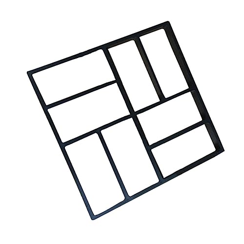 KITANDOVE Quadratische Form Mit Acht Gittern Gehwegformer Pflasterform DIY Pflasterformen Außendeko DIY Formen Betonformen Großer Betonsteinpflasterstein Betonmacher von KITANDOVE