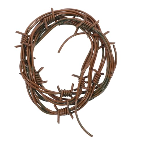 KITANDOVE Vintage Stacheldraht Dekoration Für Halloween-party Kunstfaden Für Spukhaus Innen Und Außenbereich Vielseitige Und Wiederverwendbare Party-accessoires Gruselige Atmosphäre von KITANDOVE