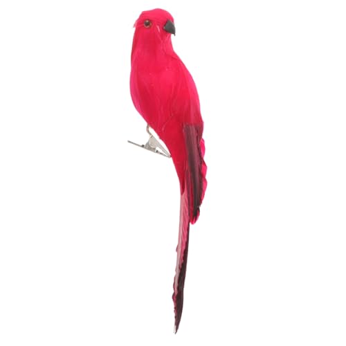 KITANDOVE Künstlicher Vogel Simulation Eines Papageis Lebendige Papageienmodell-Dekoration Aus Schaumstoff Und Kunststoff Mikro-landschaftsgestaltung von KITANDOVE