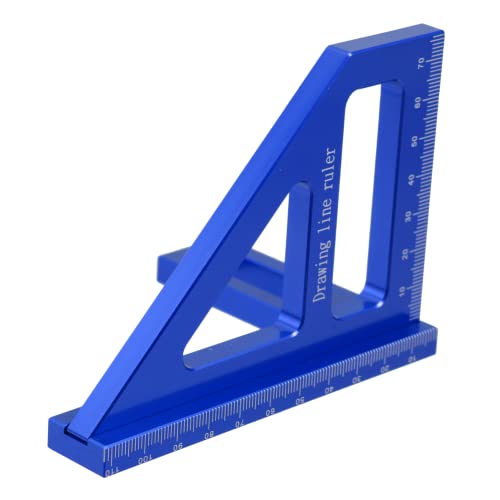 KITANDOVE Winkelmesser Dreieck Werkzeug Messwerkzeug Aluminiumlegierung Gehrungsmesswerkzeug Rechtwinkliges Lineal Holzbearbeitungswerkzeug 45 90 Grad KITANDOVE Winkelmesser Dreieck Werkzeug Messwerkzeug Aluminiumlegierung Gehrungsmesswerkzeug Rechtwinkliges Lineal Holzbearbeitungswerkzeug 45 90 Grad von KITANDOVE
