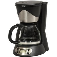 Programmierbare 6-Tassen-Kaffeemaschine 550 w schwarz / Edelstahl - ksmd230t Kitchen Chef von KITCHEN CHEF