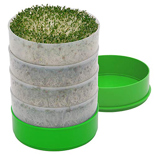 KITCHEN CROP VKP1200 Samenprouter, 15,2 cm Durchmesser, 28,3 g Alfalfa im Lieferumfang enthalten von Victorio Kitchen Products