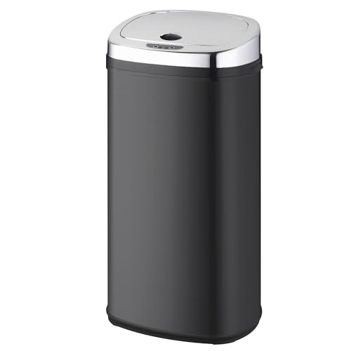 Automatikeimer 42l schwarz/Edelstahl - bat-42ls02a black ss Automatikeimer 42l schwarz/Edelstahl - bat-42ls02a black ss von KITCHEN MOVE