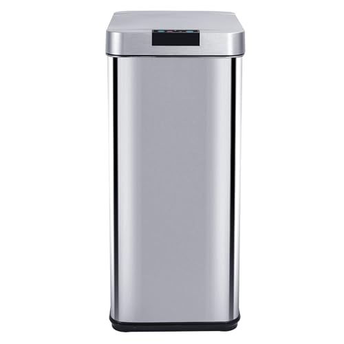 Automatischer Design-Küchenabfallbehälter 50L PARKSIDE aus Edelstahl mit Umreifung von KITCHEN MOVE