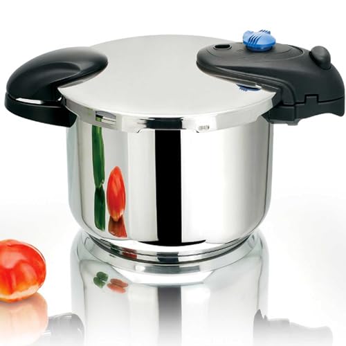 Bajonett-Schnellkochtopf Ø22cm 6L ILLICO aus Edelstahl mit Kochkorb. 6L ILLICO von KITCHEN MOVE