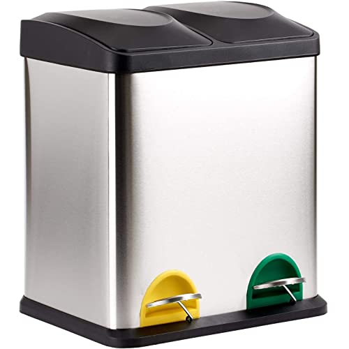 KITCHEN MOVE Mülleimer, Edelstahl, 40 x 34 x h 60 cm von KITCHEN MOVE