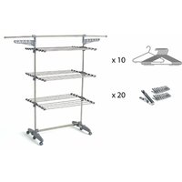 Kitchen Move - Wäschetrockner 25m 3 ebenen + zubehör bat-tr-22s von KITCHEN MOVE