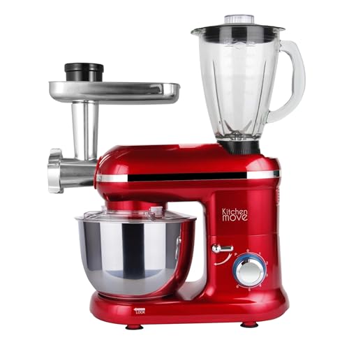 Küchenmaschine mit Zerkleinerer und Mixer 5.5L DALLAS PRO von KITCHEN MOVE
