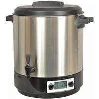 Elektrischer topfsterilisator edelstahltank mit lcd-bildschirm wasserhahn und timer 31l 2000w - Kitchen Chef - kcpst31lcd.ix von KITCHENCHEF
