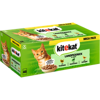 Portionsbeutel Multipack Landpicknick in Sauce 3 Varietäten 48 x 85g von KITEKAT