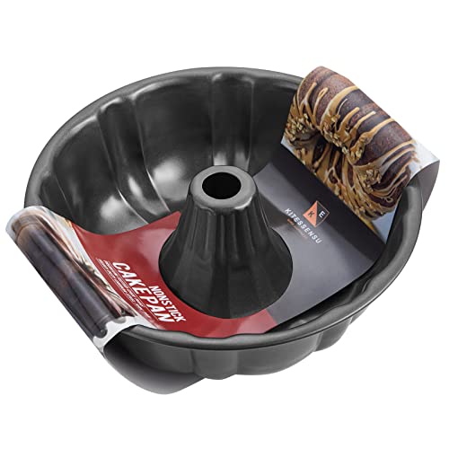 KITESSENSU Gugelhupf Backform Set von 2 Ø 25cm, Gugelhupfform Emaille Kuchenform Stabil & Beschichtet, Für Saftigen Gugelhupf, Gugelhupfform Klein Runde Backform mit Antihaftbeschichtung KITESSENSU Gugelhupf Backform Set von 2 Ø 25cm, Gugelhupfform Emaille Kuchenform Stabil & Beschichtet, Für Saftigen Gugelhupf, Gugelhupfform Klein Runde Backform mit Antihaftbeschichtung von KITESSENSU