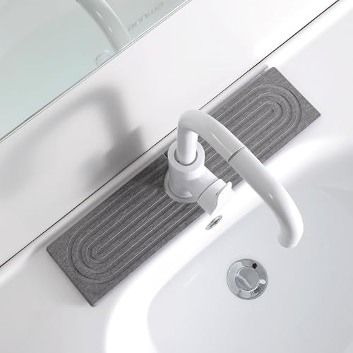 Wasserhahnmatte für Küchenspüle – wasserabsorbierende Steinwanne für Spüle, Kieselgur, schnell trocknende Wasserhahnmatte, Wasserhahn-Spritzschutz für Badezimmer-Theke Wasserhahnmatte für Küchenspüle – wasserabsorbierende Steinwanne für Spüle, Kieselgur, schnell trocknende Wasserhahnmatte, Wasserhahn-Spritzschutz für Badezimmer-Theke von KITHOLD