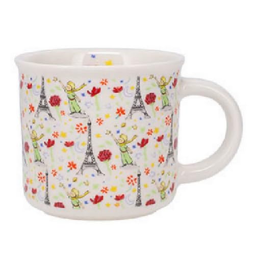 KIUB Mini-Tasse Espresso – Motiv Kleiner Prinz mit seiner Rose neben dem Eiffelturm von Paris – Höhe 6,5 cm – Fassungsvermögen 125 ml – feines Porzellan KIUB Mini-Tasse Espresso – Motiv Kleiner Prinz mit seiner Rose neben dem Eiffelturm von Paris – Höhe 6,5 cm – Fassungsvermögen 125 ml – feines Porzellan von KIUB
