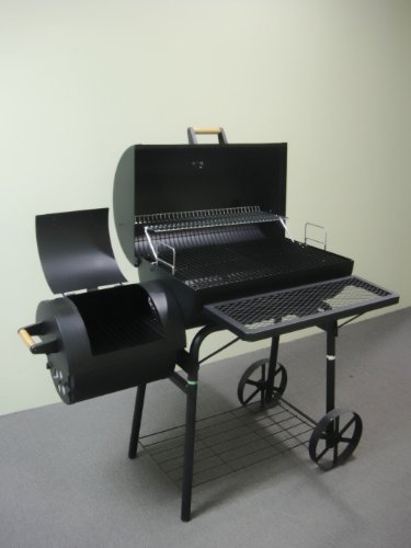 KIUG® XL Smoker Laguna SECA BBQ STANDGRILL/GRILLWAGEN Holzkohle Grill Grillkamin ca. 1,5 mm Stahl Profi-QUALITÄT von KIUG