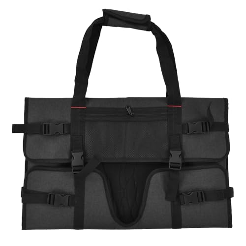 KIUGOP Monitor Tasche 24 Zoll, Tragbarer Bildschirm Tragetasche mit Abdeckung Schutz Transport Monitortasche Tragbare Schutzhülle mit Zubehörfach, für 24 Zoll LCD Bildschirme und Monito,Schwarz von KIUGOP