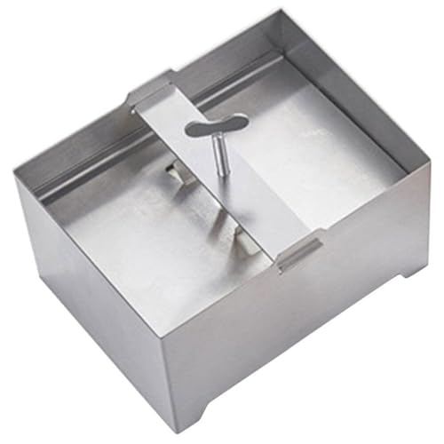 KIUGOP Tofu-Pressform Käsemaschine Edelstahl DIY-Tofu-Box Selbstgemachter Käse Tofu-Pressform Sojabohnenquark-Herstellungsmaschine Küchen-Kochzubehör,Silber von KIUGOP