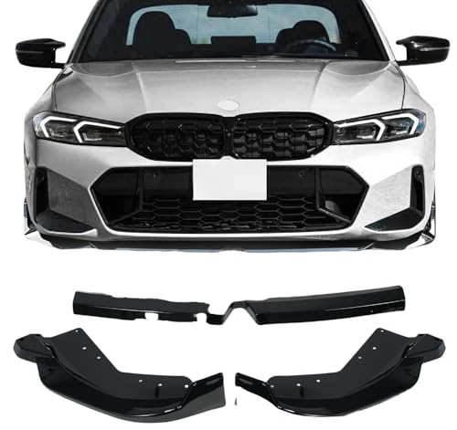 KIUYNHMSI Auto-Frontspoiler für BMW 3 Series G20 G28 2018-2022, Bumper Lip Front Splitter Trim Abdeckung Splitter Car Front Bumper Fog Light Vent,A/G20 M-Sport 2023-25 von KIUYNHMSI