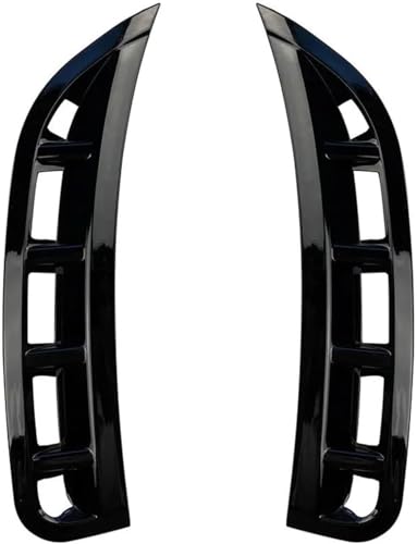 KIUYNHMSI Auto-Frontspoiler für Mercedes Benz GLE W167 C167 AMG 2019-2023, Bumper Lip Front Splitter Trim Abdeckung Splitter Car Front Bumper Fog Light Vent,A/Glossy Black von KIUYNHMSI