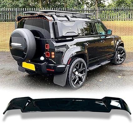KIUYNHMSI Auto Heckspoiler für LR Defender 4D 90 110 2020-2024, Kofferraumspoiler Dachspoiler Flügel Lippe Tuning Styling Zubehör von KIUYNHMSI