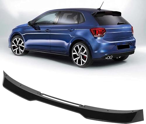 KIUYNHMSI Auto Heckspoiler für VW Polo Mk6 AW Standard 2018-2021, Kofferraumspoiler Dachspoiler Flügel Lippe Tuning Styling Zubehör von KIUYNHMSI