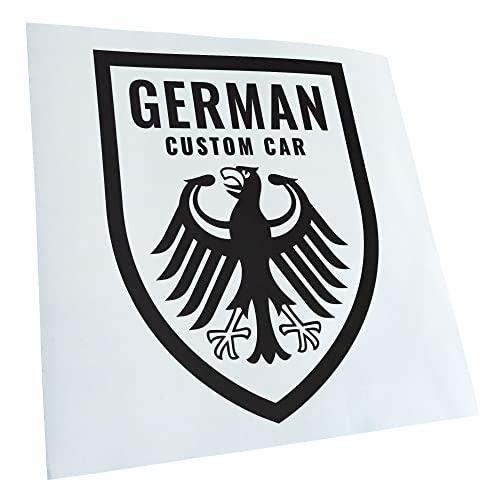 Kiwistar - Autoaufkleber - Mattschwarz - 60x46cm German Custom Car - Auto Tuning Aufkleber für Auto, Laptop, Fahrrad, LKW, Motorrad mehrfarbig JDM Decal Racing von KIWISTAR UG