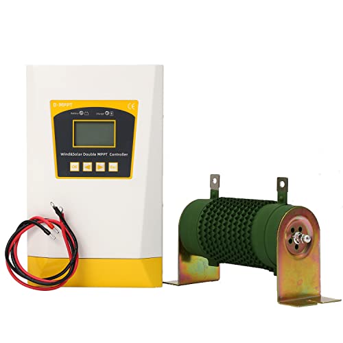 8000w Dual MPPT Wind Solar Hybrid Controller,24V/48V 0~4000W Wind 0~4000W Solar Wind Solar Hybrid Controller Version Ladung Lithium & Blei Säure Gel Batterie, Für Heimgebrauch ( Color : 8000W , Size : von KIWZXKA