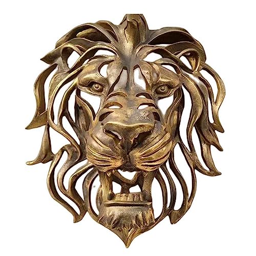 KIWZXKA Löwenkopf Skulptur,3D Ausgehöhlter Löwenkopf Dekorative Skulptur,Metall Wanddekoration,Metall Zweig Dekoration,Harz Löwenkopf Wand Hängende Dekoration,Löwenkopf Skulptur Home Dekoration KIWZXKA Löwenkopf Skulptur,3D Ausgehöhlter Löwenkopf Dekorative Skulptur,Metall Wanddekoration,Metall Zweig Dekoration,Harz Löwenkopf Wand Hängende Dekoration,Löwenkopf Skulptur Home Dekoration von KIWZXKA