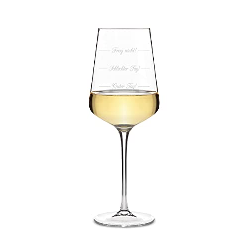 Leonardo Weißweinglas 560 ml Weinglas mit Gravur Geschenk Muttertag - Guter Tag! Schlechter Tag! Frag nicht! von KIXY