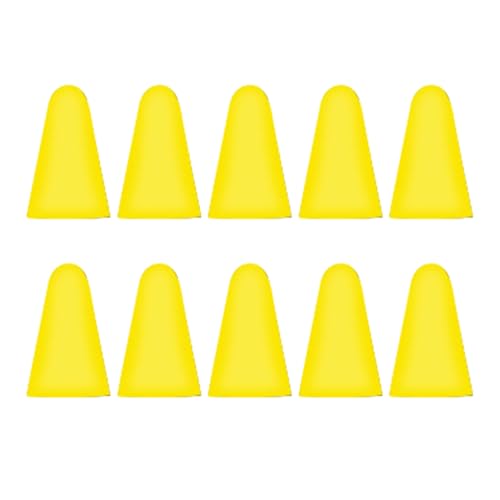 KIXZSAZ 10 Stück Spitzenkappen Anti Rutsch Abnehmbare Verschleißfeste Silikon Touchscreen Stiftspitzenabdeckung Großer Widerstand, Gelb KIXZSAZ 10 Stück Spitzenkappen Anti Rutsch Abnehmbare Verschleißfeste Silikon Touchscreen Stiftspitzenabdeckung Großer Widerstand, Gelb von KIXZSAZ