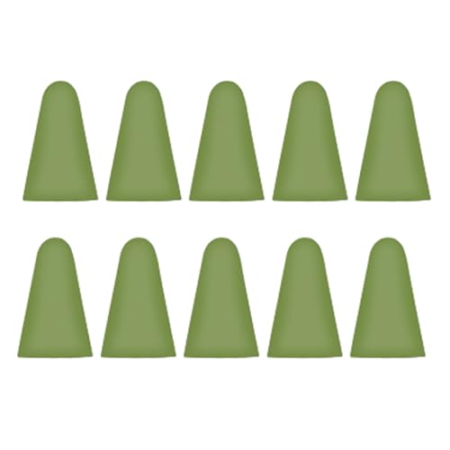 KIXZSAZ 10 Stück Spitzenkappen Anti Rutsch Abnehmbare Verschleißfeste Silikon Touchscreen Stiftspitzenabdeckung Großer Widerstand, Matcha Grün KIXZSAZ 10 Stück Spitzenkappen Anti Rutsch Abnehmbare Verschleißfeste Silikon Touchscreen Stiftspitzenabdeckung Großer Widerstand, Matcha Grün von KIXZSAZ
