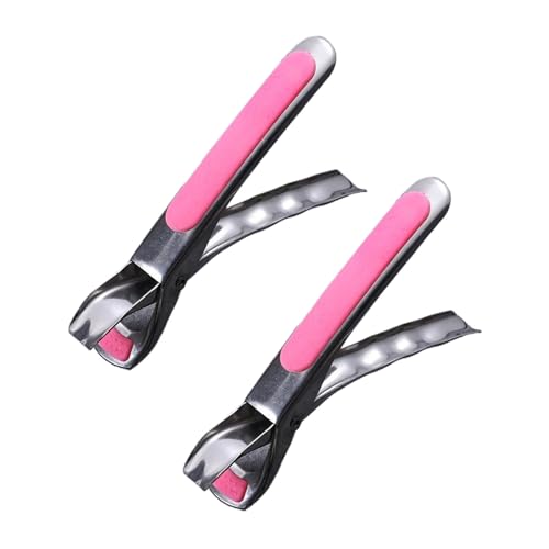 KIXZSAZ 2 Stück/Set Anti Verbrühungs Clip aus Edelstahl zum sicheren Anheben von Schüsseln und Geschirr mit Leichtigkeit. Der Gebogene Griff sorgt für Komfort, Rosa, Mit Silikonpad KIXZSAZ 2 Stück/Set Anti Verbrühungs Clip aus Edelstahl zum sicheren Anheben von Schüsseln und Geschirr mit Leichtigkeit. Der Gebogene Griff sorgt für Komfort, Rosa, Mit Silikonpad von KIXZSAZ