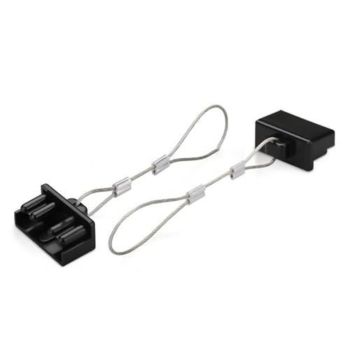 KIXZSAZ 2 Stück 50A/120A/350A Staubkappen Staubschutzabdeckung Schwarz Ander Son Steckerabdeckung Stil Anschlüsse Abdeckungen für Auto RV sicher, 50A Abdeckung von KIXZSAZ