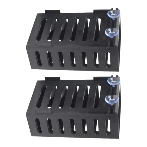 KIXZSAZ 2 Stück Wasserpflanzenanbau 2 Stück verbesserte Aquarium Pflanzenhalter mit Haken und Saugnäpfen ABS Aquarium Blumentöpfe KIXZSAZ 2 Stück Wasserpflanzenanbau 2 Stück verbesserte Aquarium Pflanzenhalter mit Haken und Saugnäpfen ABS Aquarium Blumentöpfe von KIXZSAZ