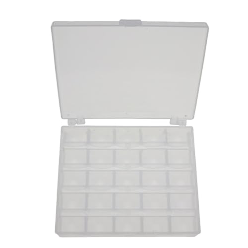 KIXZSAZ 25 Steckplätze Spulen ASB Aufbewahrungsbox Tragbare Stickgarnspulen Staubdichtes Gehäuse Halter Organizer Wiederverwendbarer Behälter von KIXZSAZ