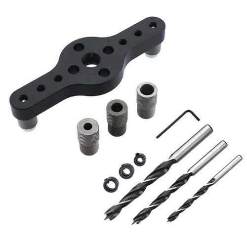 KIXZSAZ 6/8/10 mm Vertikale Taschenlochlehre Holzbearbeitung Locator Stahl Dübelbohrer Puncher Positionierer Home Professional, Schwarz KIXZSAZ 6/8/10 mm Vertikale Taschenlochlehre Holzbearbeitung Locator Stahl Dübelbohrer Puncher Positionierer Home Professional, Schwarz von KIXZSAZ